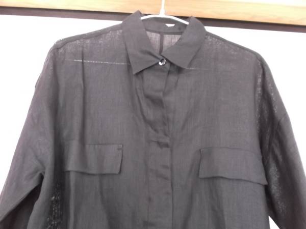 TOMORROWLAND collectionのゆるっとリネンシャツ・ブラック