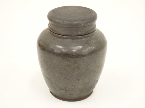 182# 【1円～】金清號造 錫茶入 陶磁一般 陶芸 【公式通販】