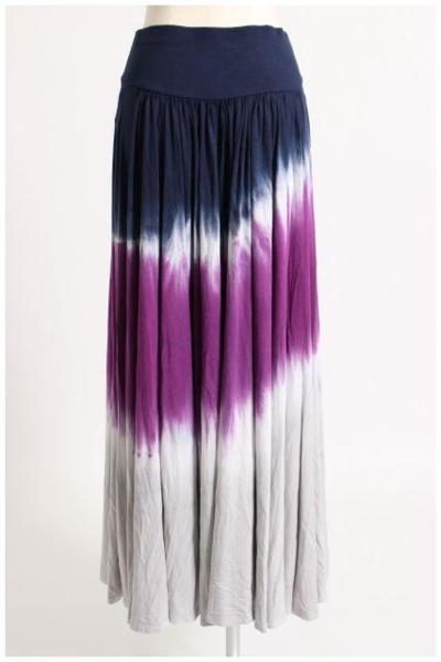 スリードッツ　ダイダイギャザーロングスカート[LSKM21962]