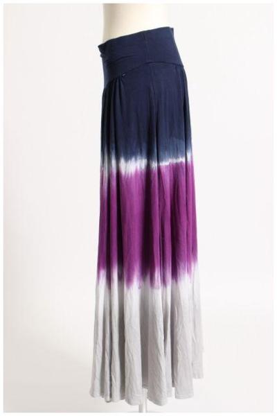 スリードッツ　ダイダイギャザーロングスカート[LSKM21962]