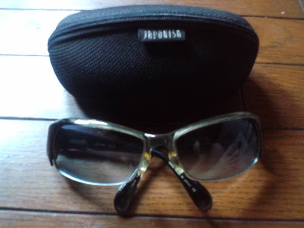 格安即決　japonism ジャポニズム　ハーフリム　黒　ケース付　