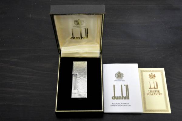 アルフレッド ダンヒル 金属製 ブロックゲーム ジェンガ DUNHILL dunhill 純銀 ダンヒルライター 保証書付 共箱 ダンヒル dunhill