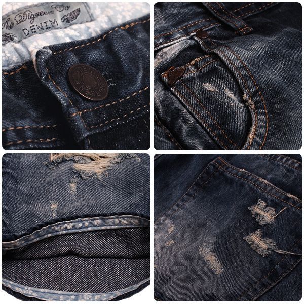 DIG REEN 4274ハーフパンツショートパンツ ジーンズ DARKBLUE L