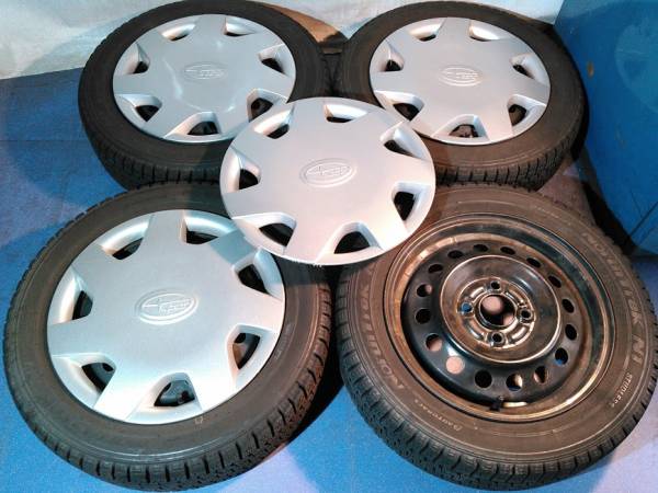 富山【美品】 スバル純正 R2純正 155/65R14 プレオ R1 ステラ