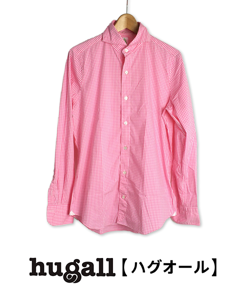 フィナモレ SIZE 15/40 (M) ギンガムチェック シャツ FINAMORE