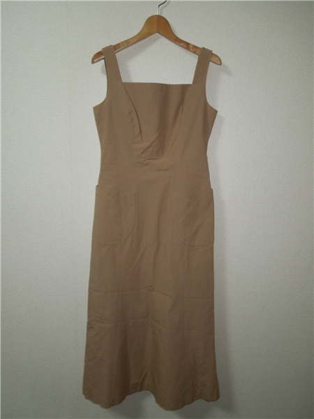 Sybilla/シビラ★シルク混 ワンピース ジャンパースカートM 6538
