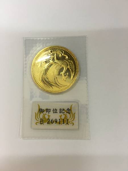 天皇陛下御即位記念10万円金貨 平成2年　送料無料＜即決有＞③