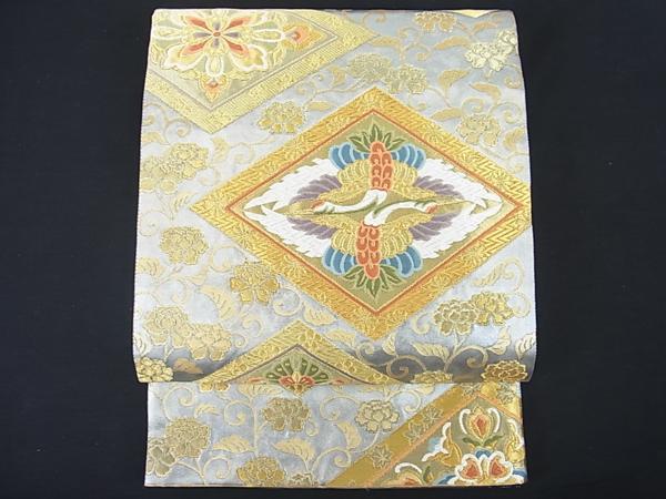 唐織 正絹 金糸 逸品 平和屋着物◎六通柄袋帯 花美人着物□六通柄 平和