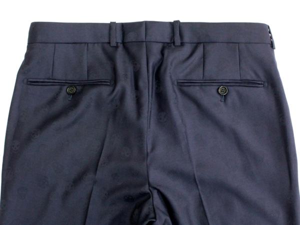 16万新品◇48=M◇アレキサンダーマックイーン◇紺スカルパンツ ルック