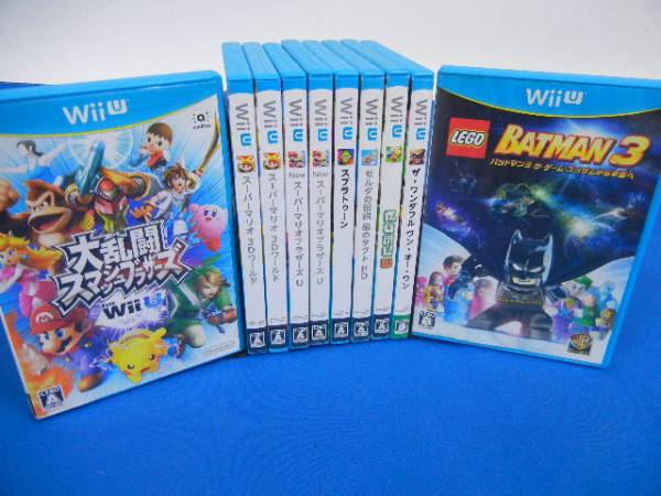 1円～☆任天堂 Wii U ジャンクソフト 10本セット B (9436) ご入札前に