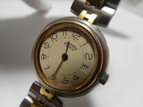 1円～used エルメス クォーツ 動作確認済(J-H54)