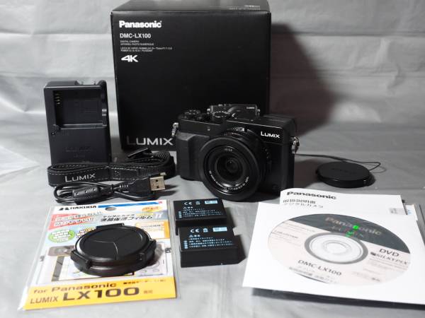 パナソニックLX100（ブラック）自動キャップ、予備バッテリー付_1