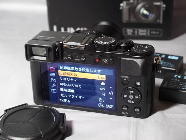 パナソニックLX100（ブラック）自動キャップ、予備バッテリー付_3