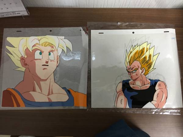 ドラゴンボール セル画 孫悟空 ベジータ 2枚セット ドラゴンボール セル画 2枚セット 悟空 ベジータ コミック、アニメ