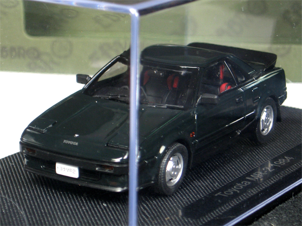 エブロ◆トヨタ・MR2(AW11)◆ブラック◆1/43