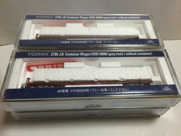 TOMIX 2785 コキ50000 グレー台車 4両 中古 未使用