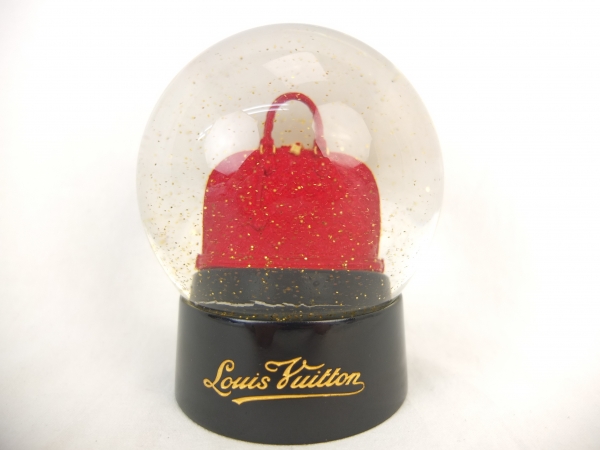 ヴィトン LOUIS VUITTON ノベルティ スノードーム 置物 アルマ