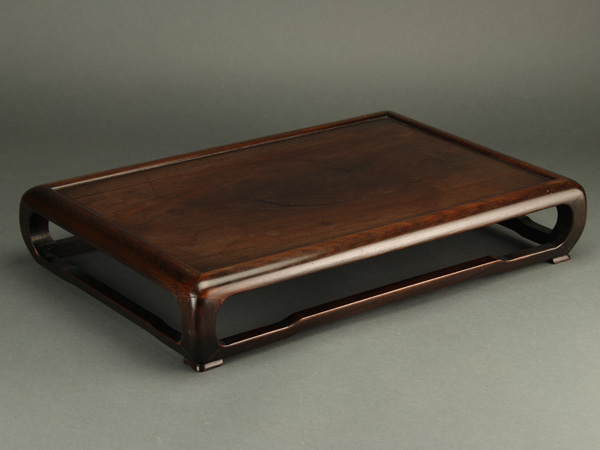 【流】唐木材 平卓台 時代物 II341