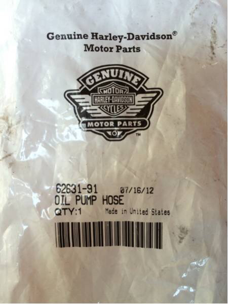 専用の商品です。 絶版】純正 Oil Pump Hose 62631-91 XL / Buell(ハーレーダビッドソン