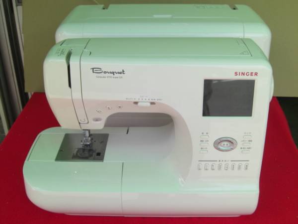 SW○シンガー○Bouquet 9700・スーパーDX○文字/模様・美品 本体