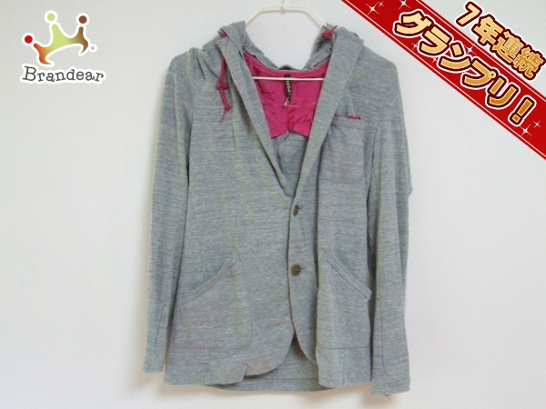 フラボア ブルゾン 2 レディース 美品 グレー×ピンク FRAPBOIS