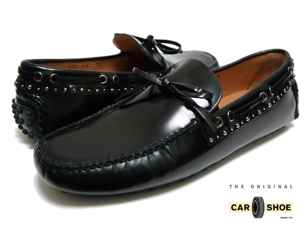 2 CAR SHOE 新品本物 ブラック メンズ ドライビングシューズ 10