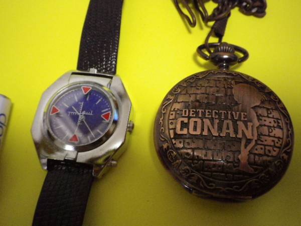 名探偵コナン◆サンデー特製 時計型麻酔銃ウォッチ＆懐中時計