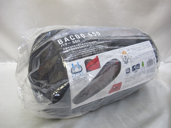 アウトドア snow peak BACOO 550 寝袋 -7度