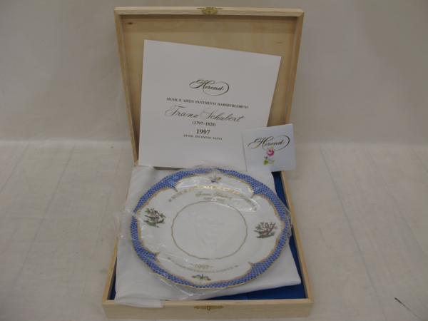Herend ヘレンド　シューベルト　1997 記念プレート　希少品 Herend ヘレンド プレート シューベルト 1997年 飾り皿 H5759 Herend