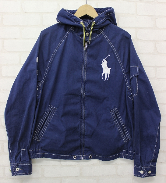 1J0555/ラルフローレン ビッグポニージップパーカー RalphLauren