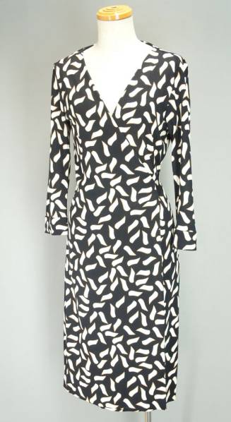 美品*ダイアンフォンファステンバーグ/カシュクールワンピース