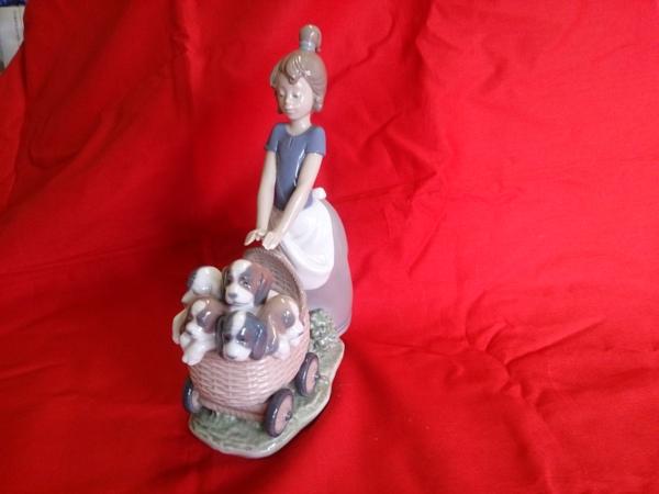 LLADRO リヤドロ 子犬達とお散歩 2001年廃盤 現地正規店品 LLADRO