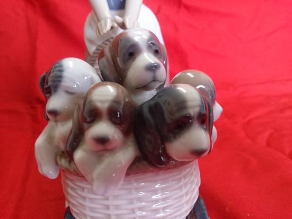 LLADRO リヤドロ 子犬達とお散歩 2001年廃盤 現地正規店品 LLADRO