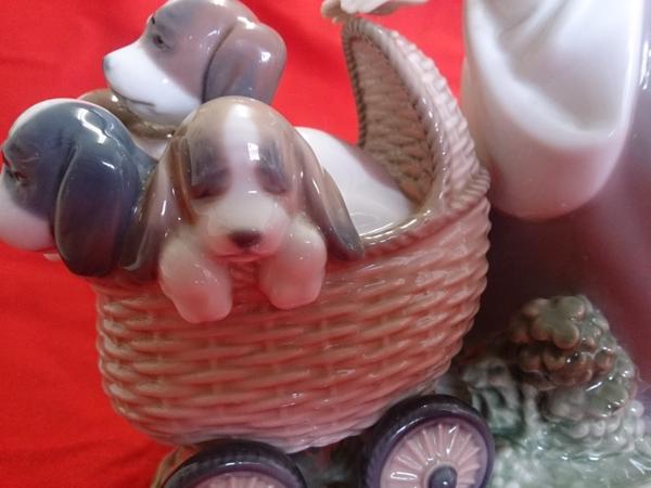 LLADRO リヤドロ 子犬達とお散歩 2001年廃盤 現地正規店品 LLADRO
