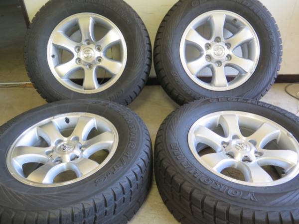 冬用 トヨタ 120系 ランクル プラド純正 バリ山265/65R17 激安！