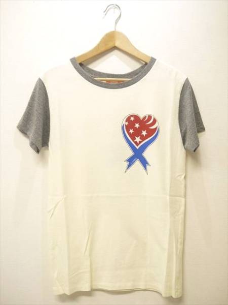 R198★新品LiL Almond(リルアーモンド)切替えデザインTシャツ/L