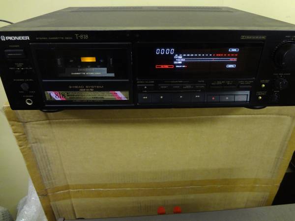 T-818 PIONEER パイオニア カセットデッキ J Pioneer - 0 1 ステレオ