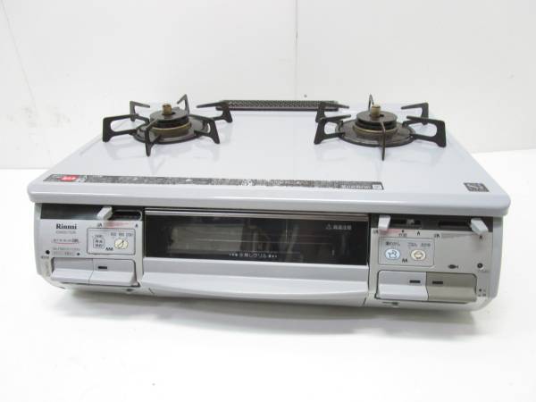 リンナイ 都市ガスコンロテーブル RTS-M660CTS-L フラット12年●