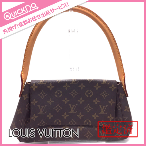 モノグラム LOUIS ミニルーピング ハンドバッグ ルイヴィトン VUITTON 