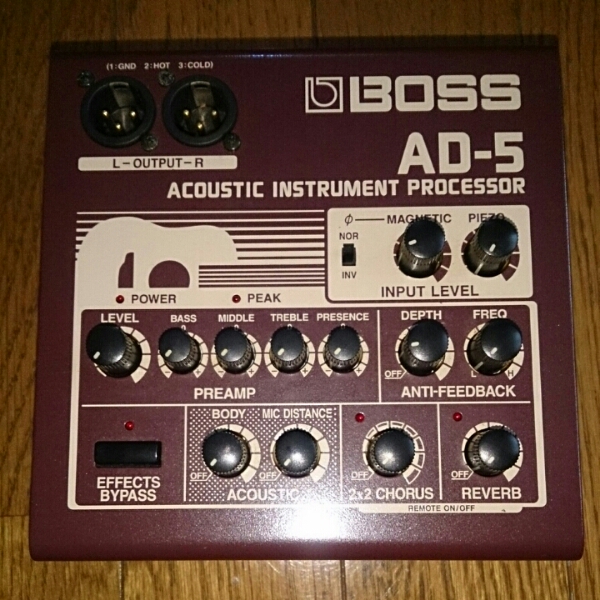 AD-5 BOSS Acoustic Instrument Processor | Boss ⁄ [アコースティック