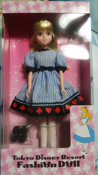 ディズニーリゾート アリス ファッションドール 未使用