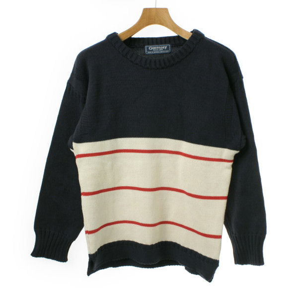 確認用の ガンジーウーレンズ GUERNSEY WOOLLENS 美品 267372 A6 ファッション M