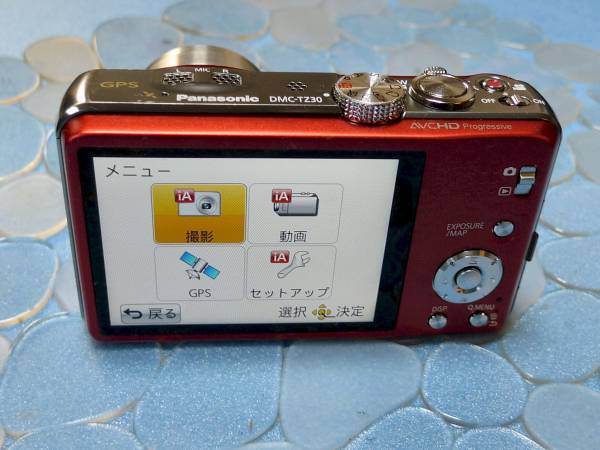 ☆Panasonic☆DMC-TZ-30(赤）①☆1410万画素☆中古品 Panasonic