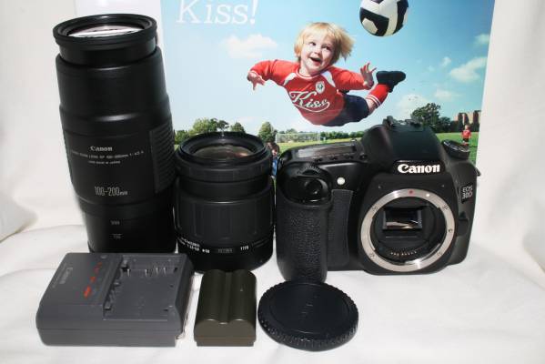 ★美品★Canon キヤノン EOS 30D ダブルズームレンズ