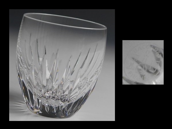 y398 Baccarat バカラ クリスタル マッセナ ロックグラス