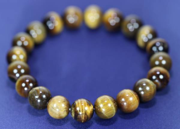 《天然》タイガーアイ（虎目）　ブレスレット　新品　_1