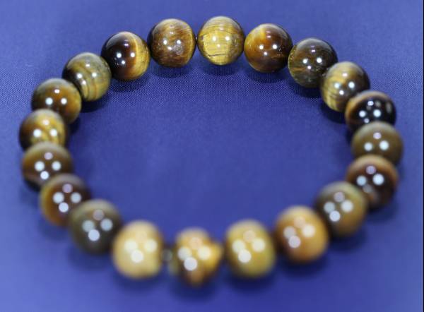 《天然》タイガーアイ（虎目）　ブレスレット　新品　_3