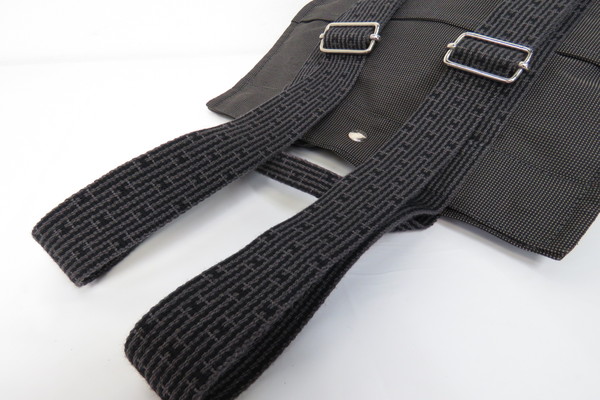 エルメス エールライン HERMES アド MM 本物 中古 極美品 グレー 公式 