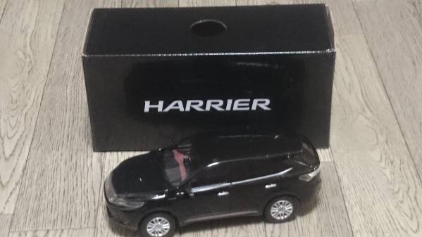 非売品 1/30 新型ハリアー ブラック ミニカー 新型 HARRIERハリアー80
