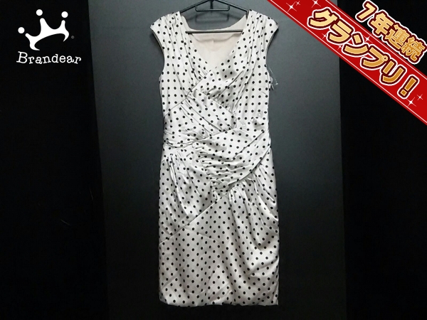 ピンキー&ダイアン ワンピース 38 レディース 美品 ベージュ×黒